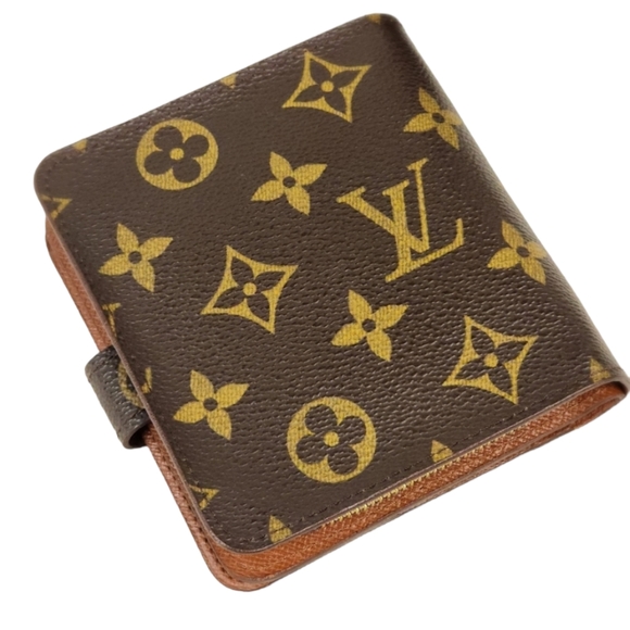 💕HP💕💯Authentic Louis Vuitton Monogram Compact Zip Bifold💕 - Picture 2 of 9